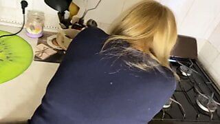 fucking in the ass in the kitchen 3